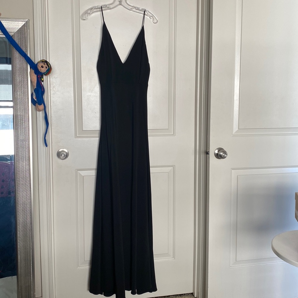 Double Split V-Neck Gown - Size Small - image 1